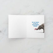 Funny Verlate Verjaardag Kaart - Trick to Remember (Binnen)