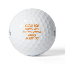 Funny verloor golfbal