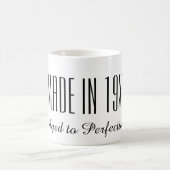 Funny verouderd aan perfectie Birthday-mok Koffiemok (Center)