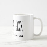 Funny verouderd aan perfectie Birthday-mok Koffiemok<br><div class="desc">Vintage tot perfectie De mok van de geboorte voor mannen en vrouwen. Stijlvolle koffiebeker voor typografie. Cute gag gift idee voor moeder, vrouw, tante, zus, oma, moeder, dochter, enz. jaar. Het grappige dagboek van de humor / het geboortejaar grap koffievormig ontwerp voor de 30e 40e 50e 60e 70e 80e 90e...</div>