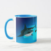 FUNNY VERSCHILT MOK.  SCUBA DIVER GEVOLGD DOOR SHA MOK (Links)