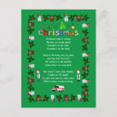 Funny Verse Kerstmis Feestdagenkaart (Voorkant)