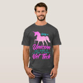 Funny Vet Tech Unicorn Lovers Veterinarian T-shirt (Voorkant volledig)
