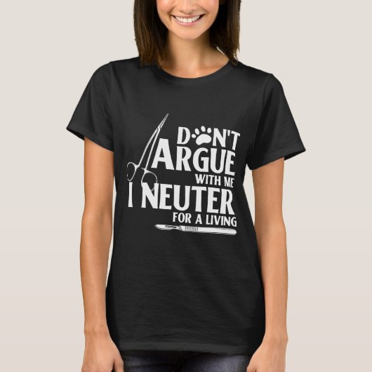 Funny Vet Tech Veterinarian Veterinary T-shirt (Voorkant)