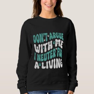 Funny Veterinarian Art Mannen Women Vet Tech Assis Trui