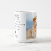 Funny Veterinarian Personalized Pet Photo Koffiemok (Center)