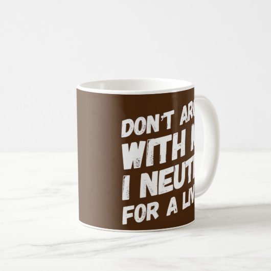 Funny Veterinarian Vet Animal Dog Doctor Koffiemok (Voorkant rechts)