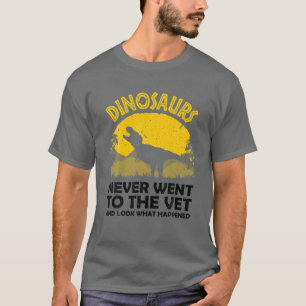 Funny Veterinary voor mannen Zoo Technicien Vet T-shirt