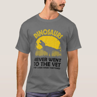 Funny Veterinary voor mannen Zoo Technicien Vet T-shirt
