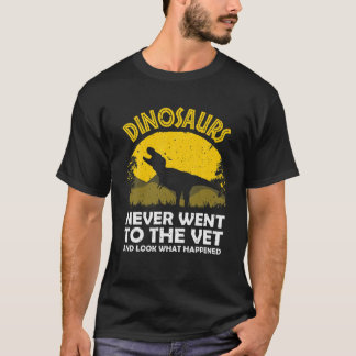 Funny Veterinary voor mannen Zoo Technicien Vet T-shirt