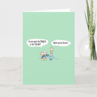 Funny Viagra Birthday Kaart - 009B