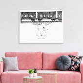 Funny "VIAGRA Canvas Print" (Insitu (Woonkamer))