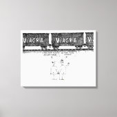 Funny "VIAGRA Canvas Print" (Voorkant)