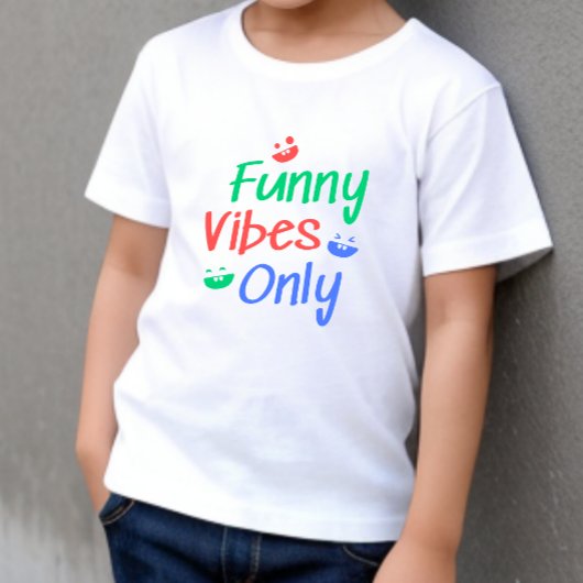 Funny Vibes Baby T-shirt | DP7Art