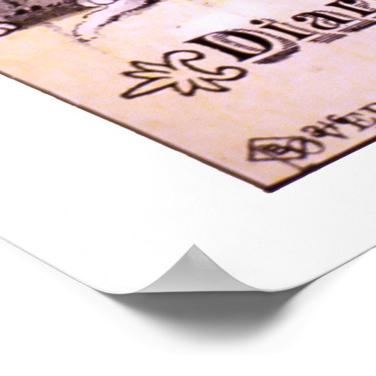 Funny Victoriaans Era Cat Ad Poster (Hoek)