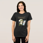 Funny Victorian frogT-Shirt Tri-Blend Shirt (Voorkant volledig)