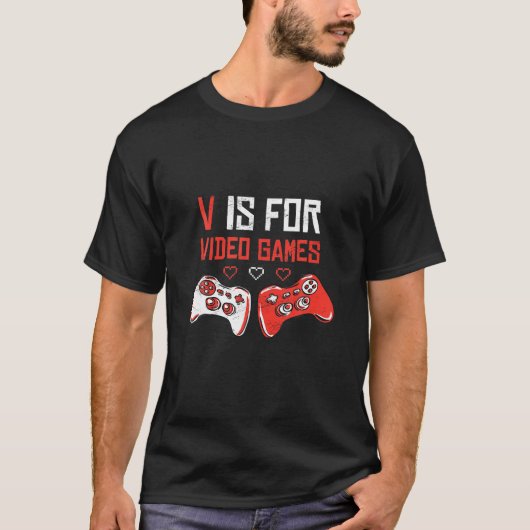 Funny Video Game Controller Gaming Console Gamer S T-shirt (Voorkant)