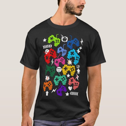 Funny Video Game Controller voor Gamers Boys Kinde T-shirt (Voorkant)