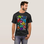 Funny Video Game Controller voor Gamers Boys Kinde T-shirt (Voorkant volledig)