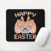 Funny Video Game Easter Bunny Gaming Controller Ga Muismat (Met muis)