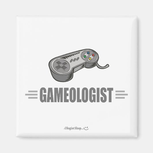 Funny Video Gamer Magneet (Voorkant)
