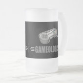 Funny Video Gamer Matglas Bierpul (Voorkant rechts)
