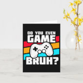 Funny Video Gamer - PC Console Gaming - Video Game Kaart (Gele Bloem)