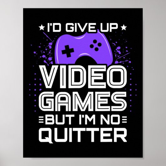 Funny Video Gamer - PC Console Gaming - Video Game Poster (Voorkant)