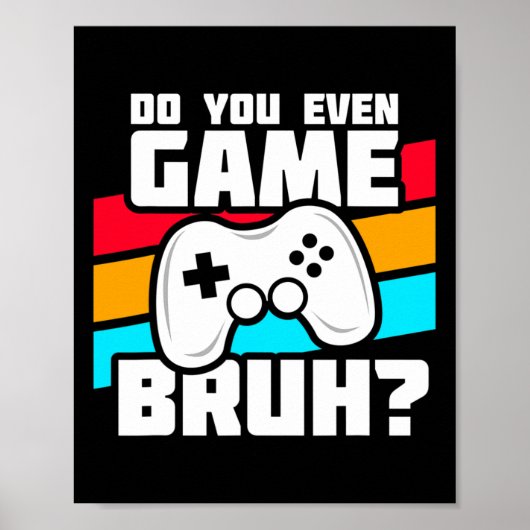 Funny Video Gamer - PC Console Gaming - Video Game Poster (Voorkant)
