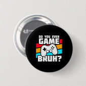 Funny Video Gamer - PC Console Gaming - Video Game Ronde Button 5,7 Cm (Voorkant /achterkant)