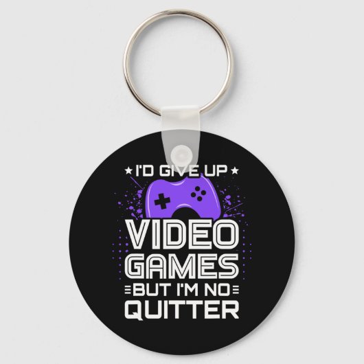 Funny Video Gamer - PC Console Gaming - Video Game Sleutelhanger (Voorkant)