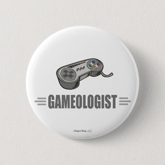 Funny Video Gamer Ronde Button 5,7 Cm (Voorkant)