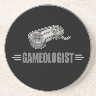 Funny Video Gamer Zandsteen Onderzetter