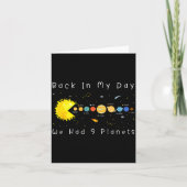 Funny Video Games Back In My Day We Had Nine Plane Kaart (Voorkant)