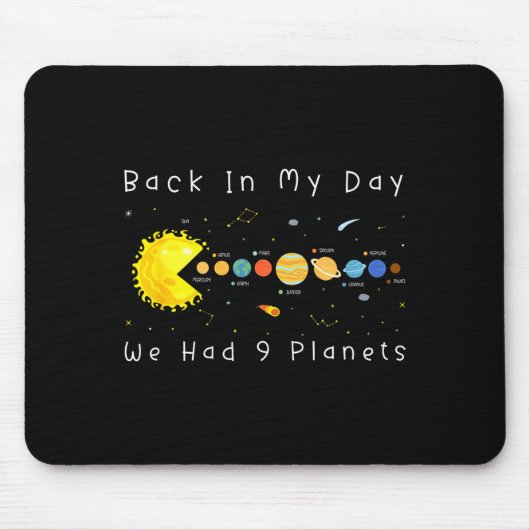 Funny Video Games Back In My Day We Had Nine Plane Muismat (Voorkant)