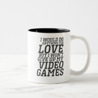 Funny Video Games Player Love Quote voor gamer