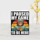 Funny Video Gaming Pc Gamer I Paused My Game To Be Kaart (Gele Bloem)