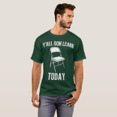 Funny video viral folding chair Alabama meme boat  T-shirt (Voorkant volledig)