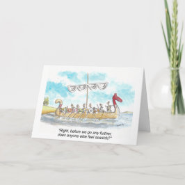 Funny Viking Birthday Card Kaart