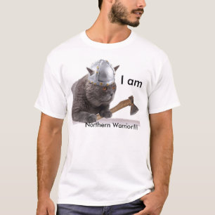 Funny Viking cat T-shirt