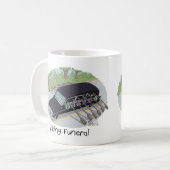 Funny Viking Funeral Mok (Voorkant links)