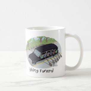 Funny Viking Funeral Mok
