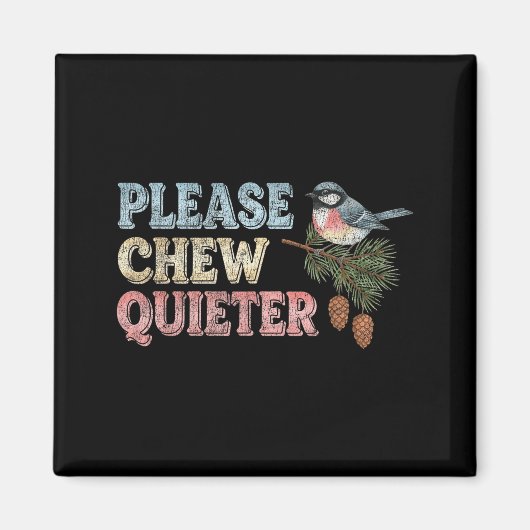 Funny Vintage Bird Nature Bird Watchers  Magneet (Voorkant)