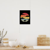 Funny Vintage Goat Gift Poster (Keuken)