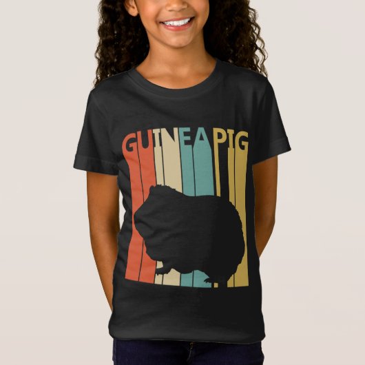 Funny Vintage Guinea Pig T-shirt (Voorkant)