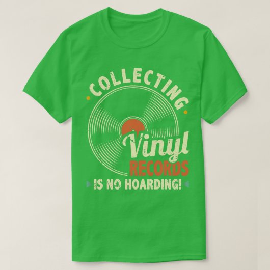 Funny Vinyl Records T-shirt (Design voorkant)