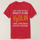 Funny Violin 9 T-shirt (Design voorkant)
