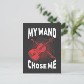 Funny Violin Player Gift Musical Instrument Lover Briefkaart (Staand voorkant)