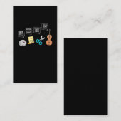 Funny Violin Player Humor Musician Fun Visitekaartje (Voorkant / Achterkant)