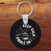 Funny Violin Violin Player Sleutelhanger (Voorkant)